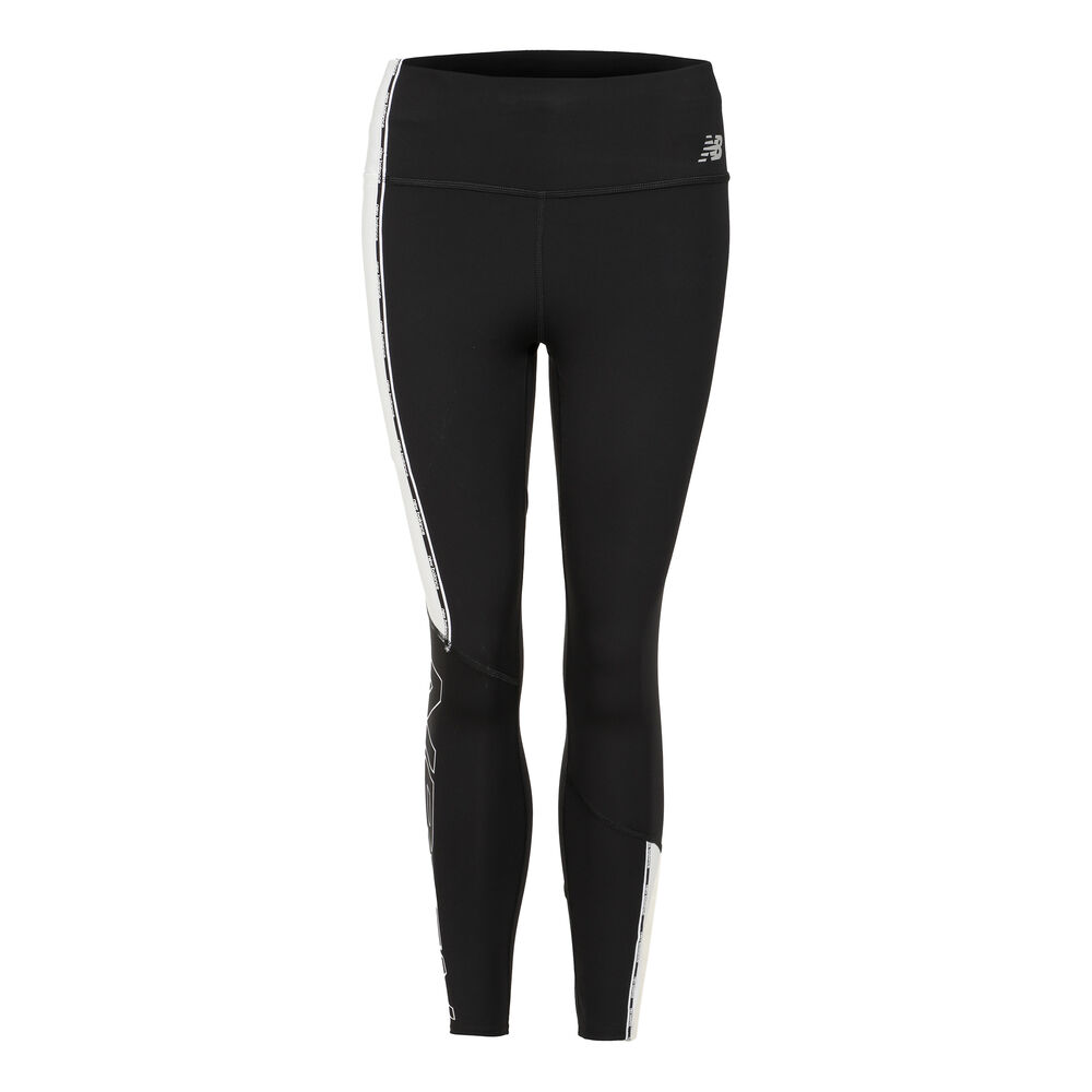 New Balance Accelerate Pacer 7/8 Tight Women - Black, White, Size XS