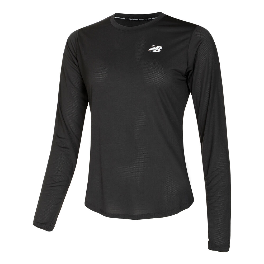 New Balance Accelerate Top Long Sleeve Women - Black, Size S