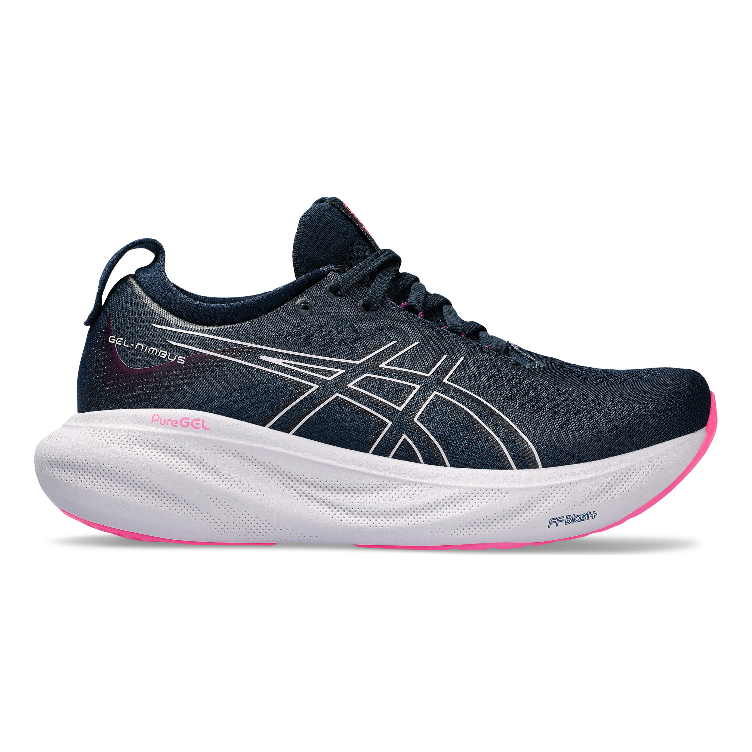 Buy ASICS Gel Nimbus 25 Neutral Running Shoe Women Dark Blue