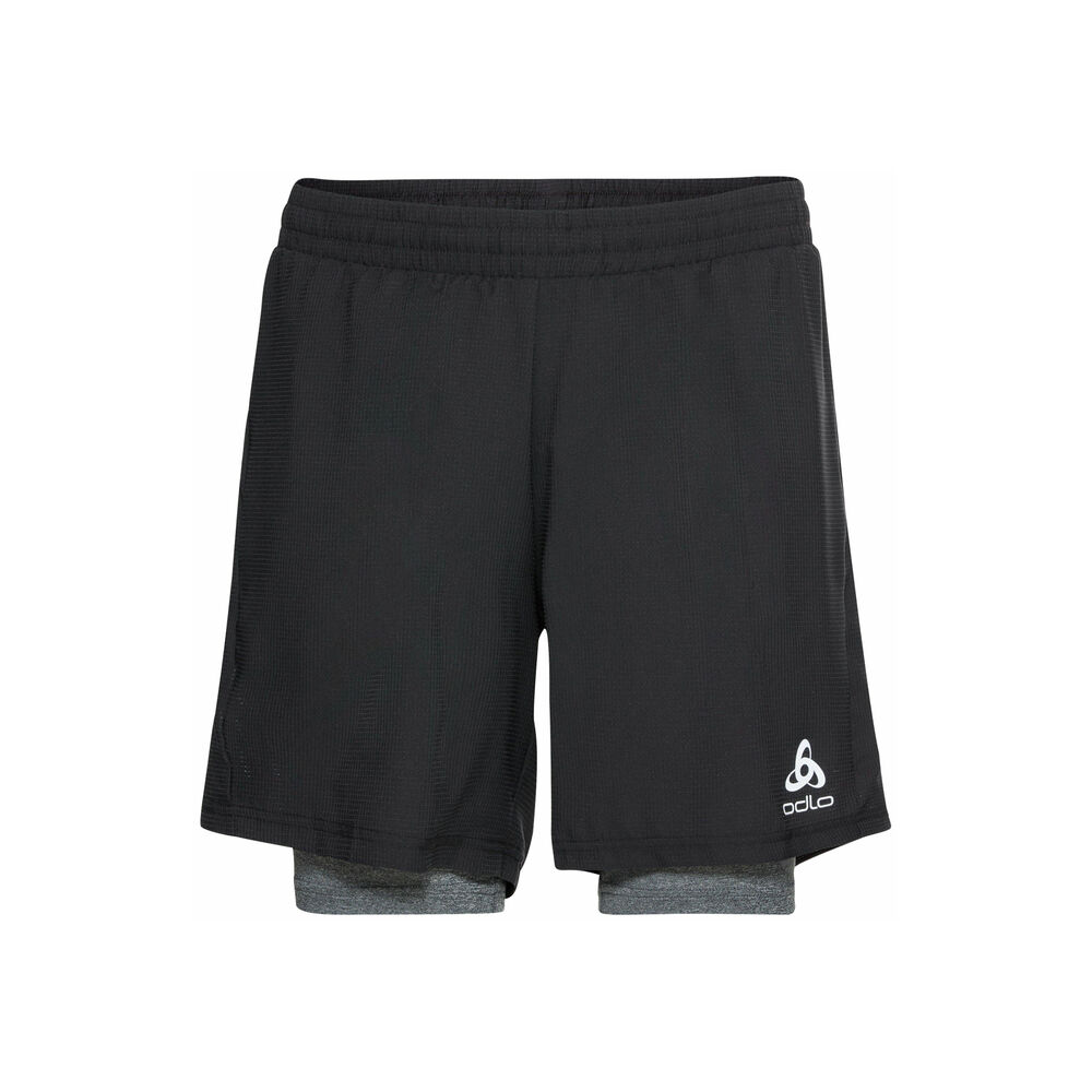 Odlo Easy 7in 2in1 Shorts Men - Black, Size M