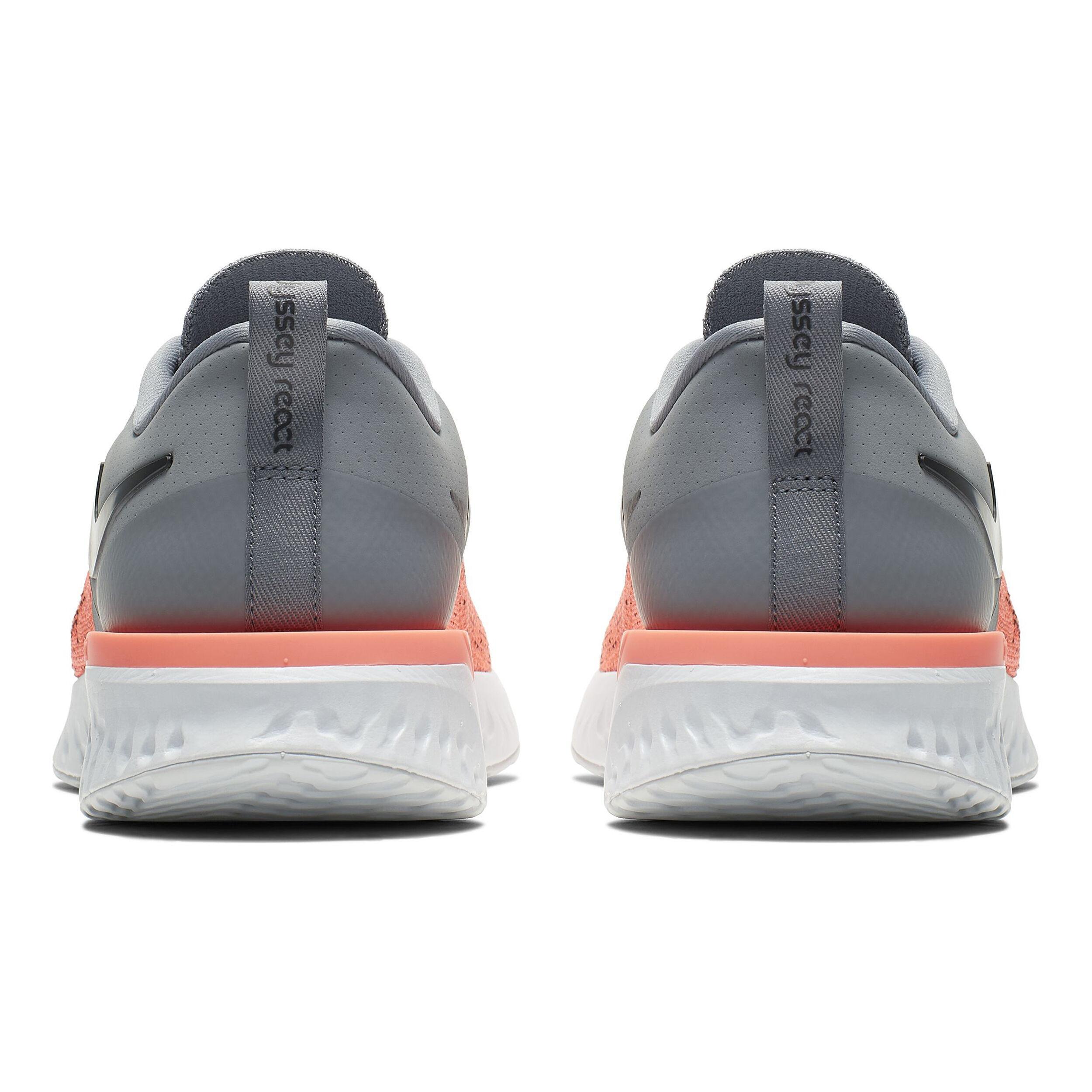Nike flyknit grey orange cheap
