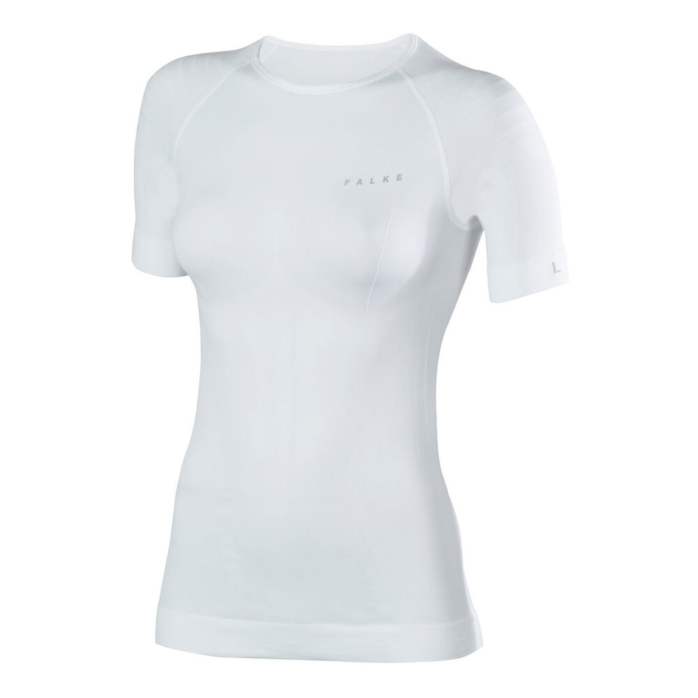 falke warm t-shirt women - white, silver, size xl