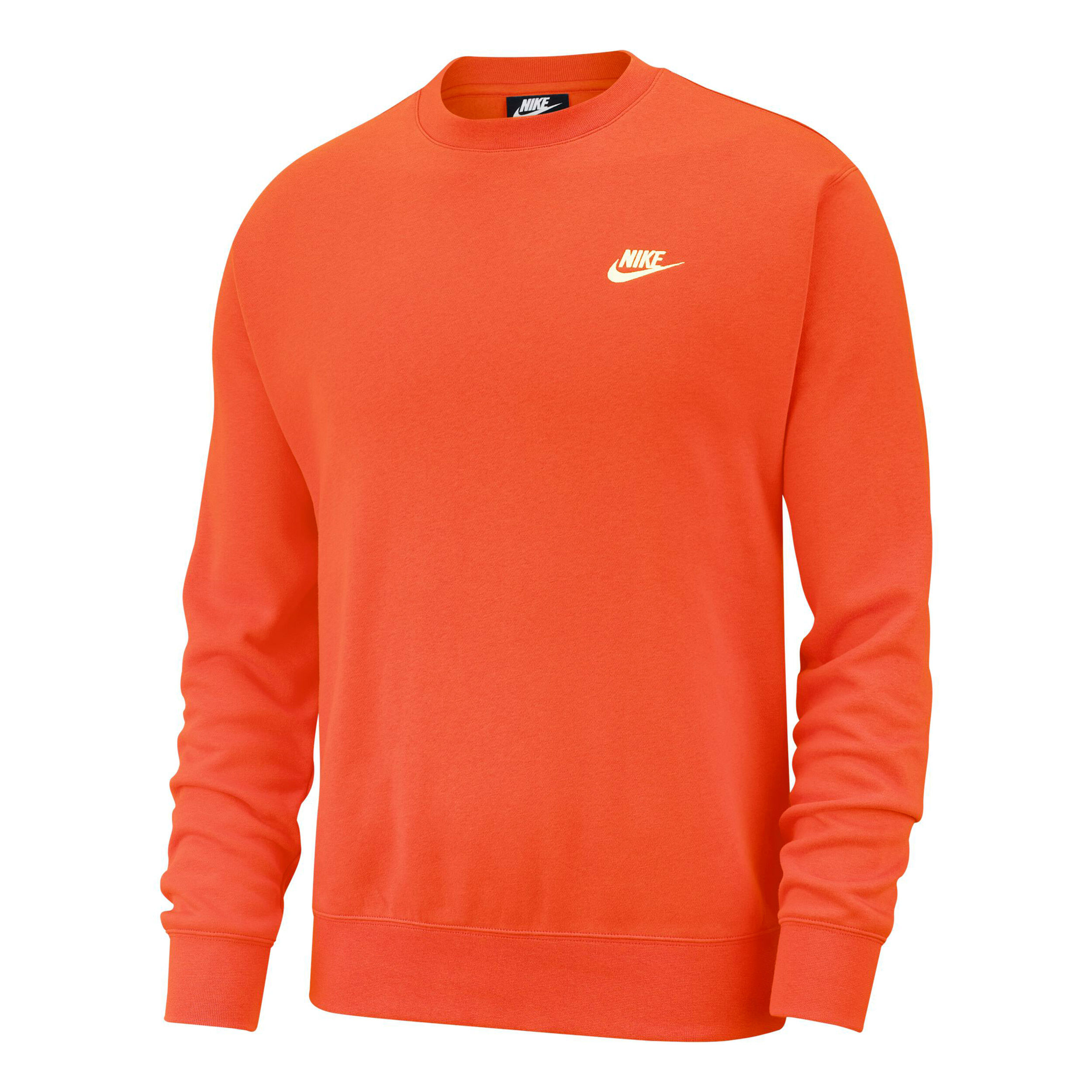 Buy Nike Club Crew Sweatshirt Men Orange White online Running Point UK