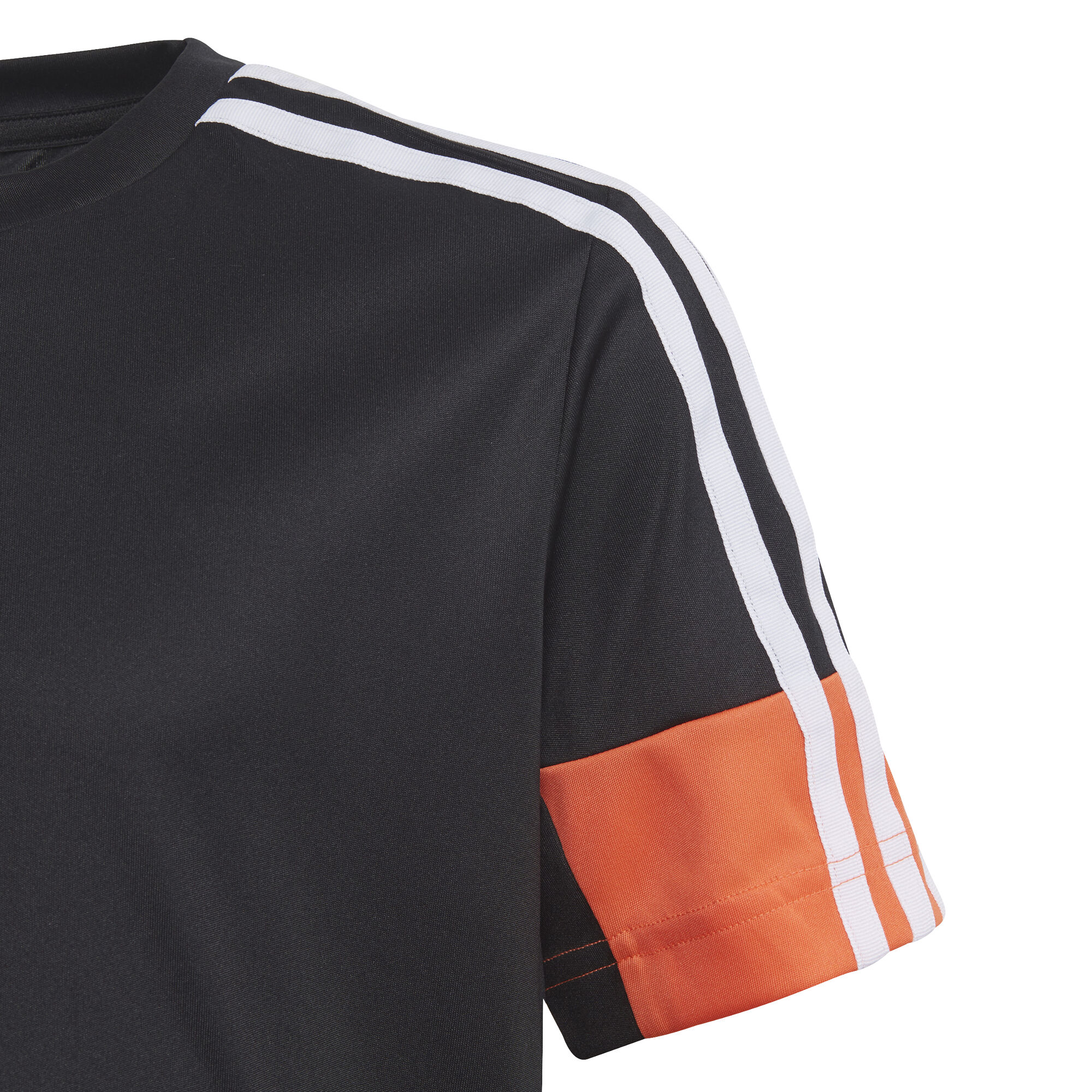 AeroReady 3 Stripes T Shirt Boys Black Orange