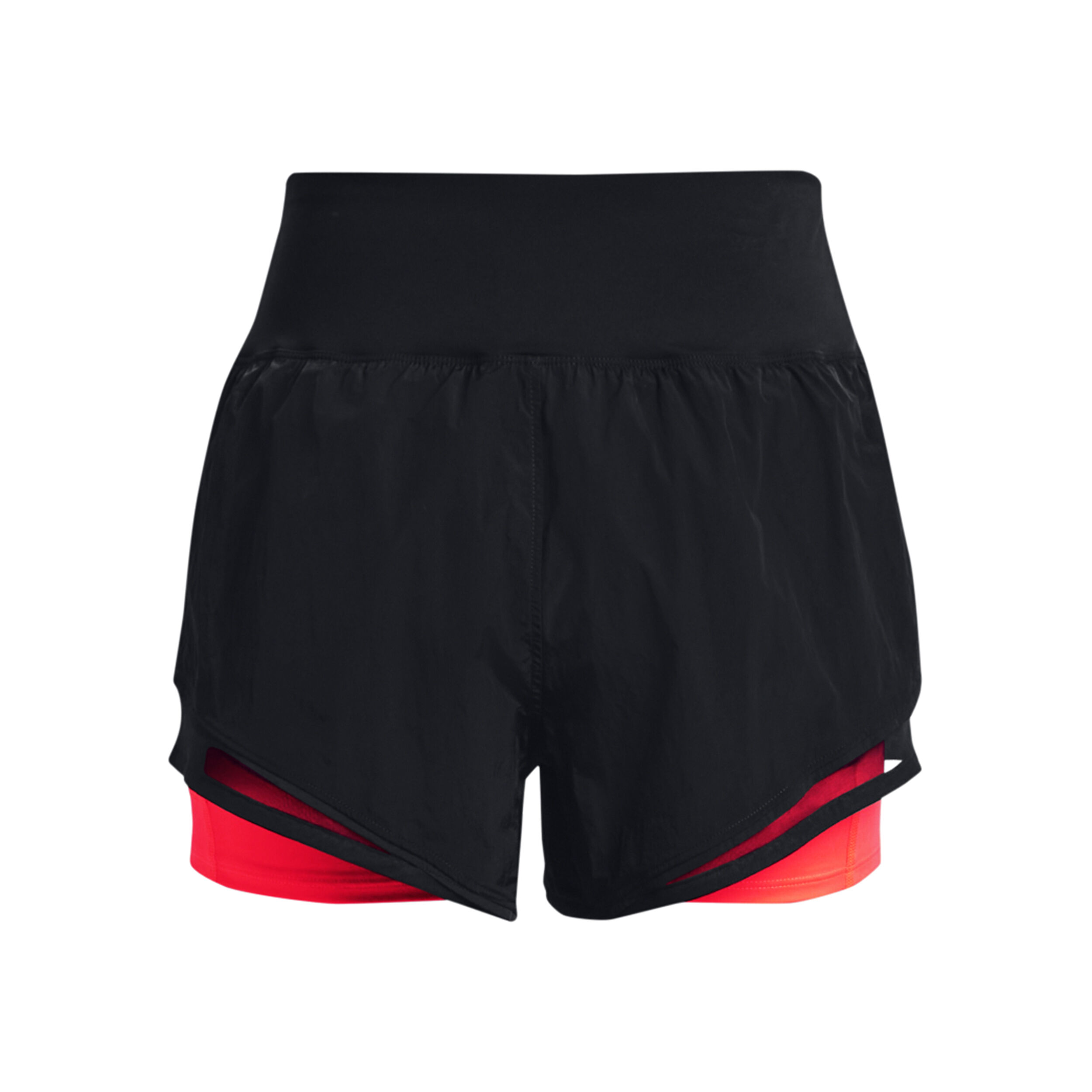 Red running shorts ladies sale