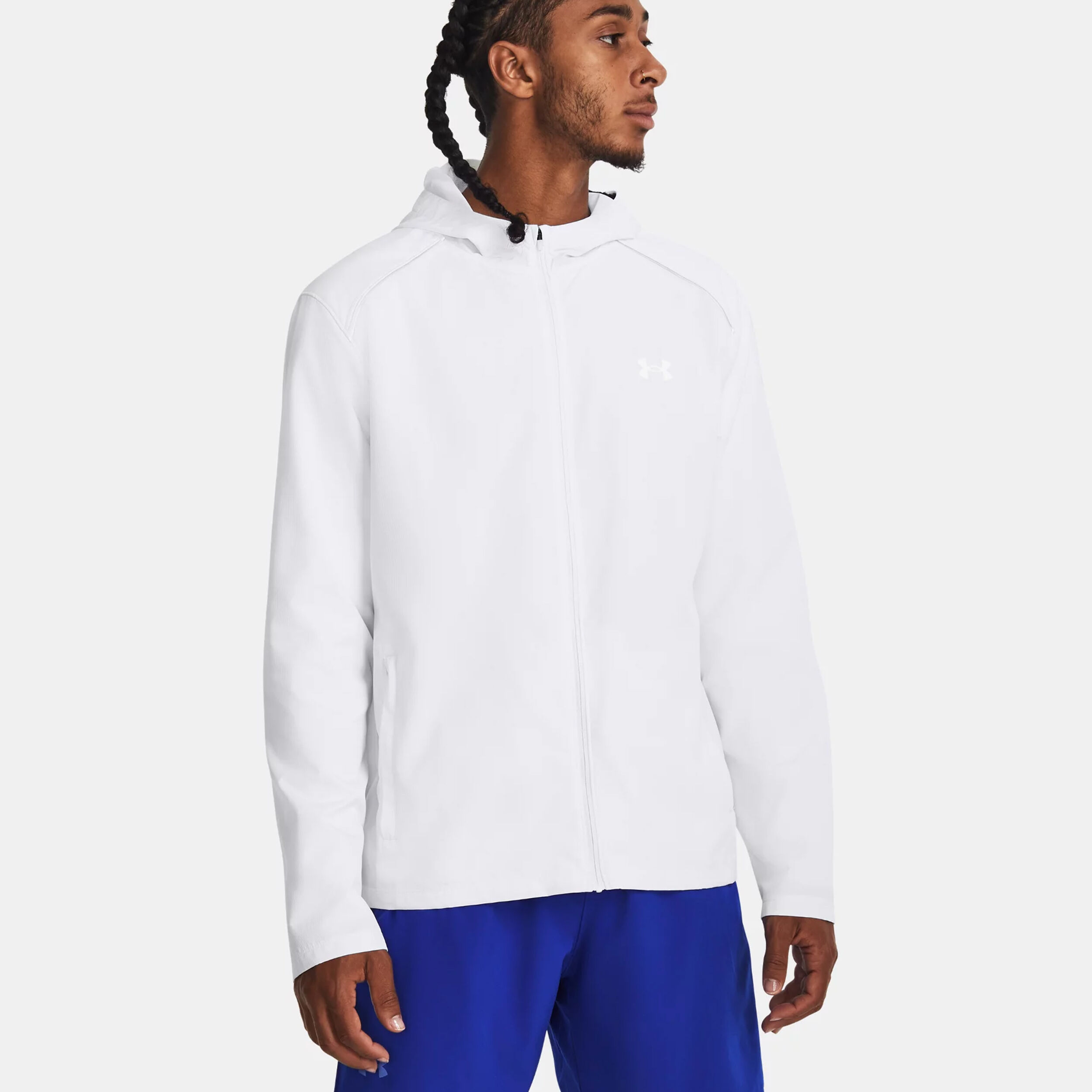 Buy Under Armour Storm Run Hooded Running Jacket Men White online Running Point UK