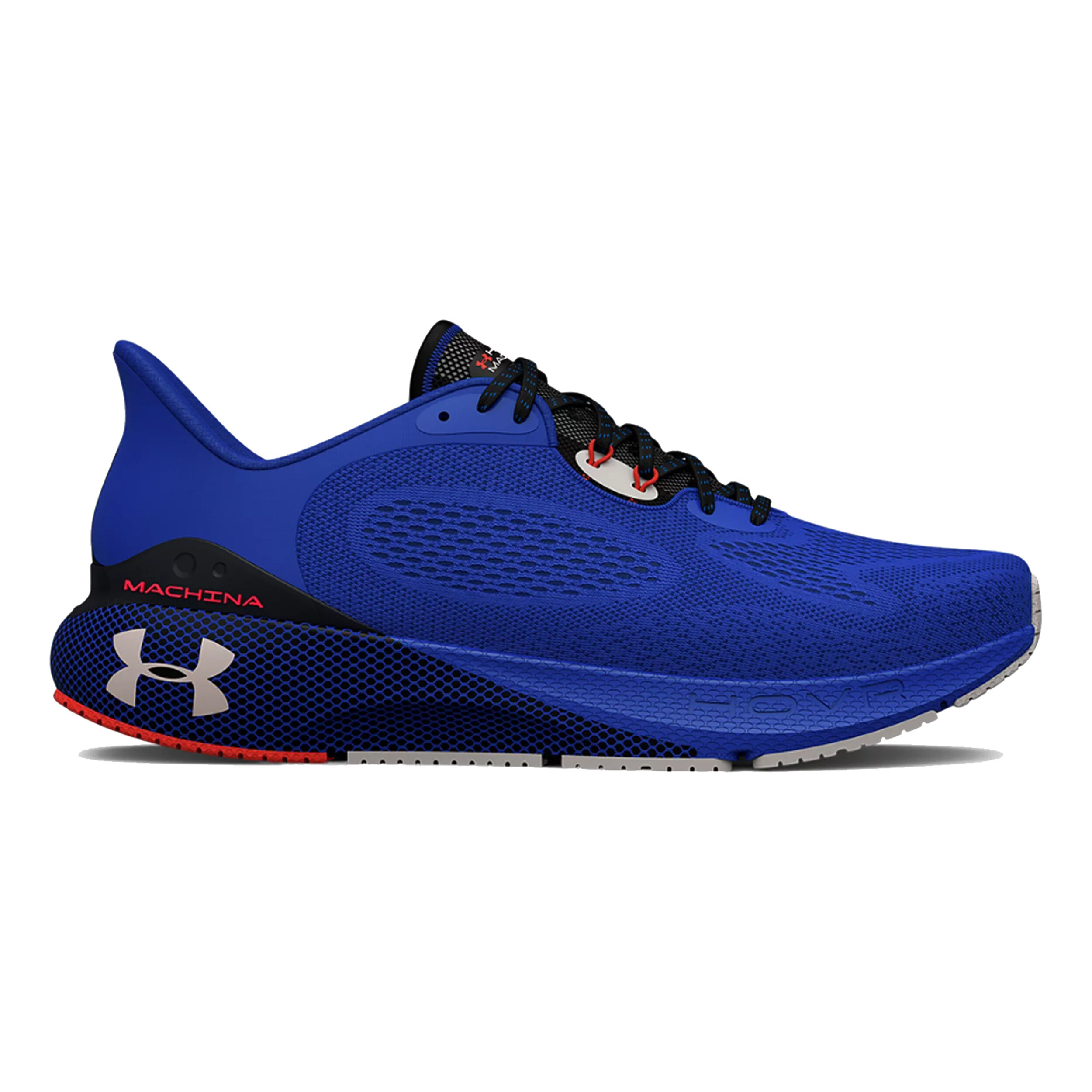 Black and blue under armour shoes hot sale