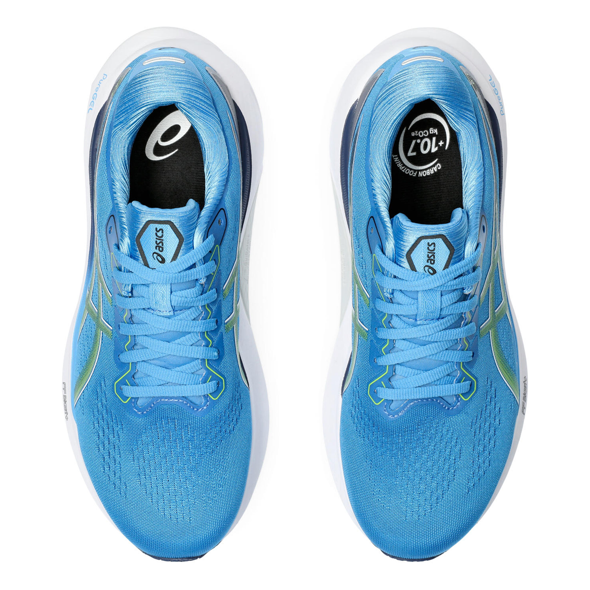 Gel Kayano 30 Stability Running Shoe Men Turquoise Neon Green