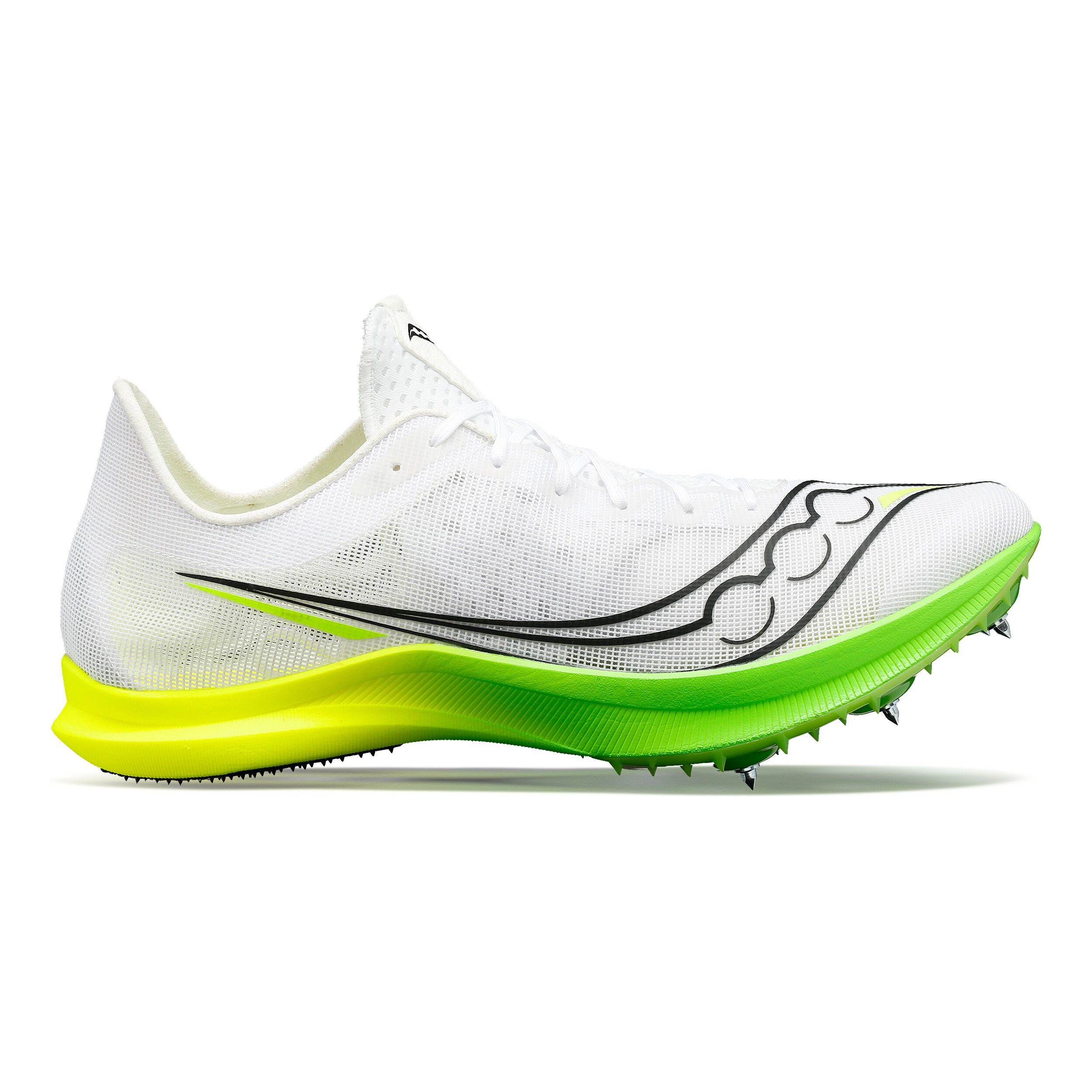 Buy Saucony Endorphin Cheetah Spike Shoes Women White Neon Green online Running Point UK
