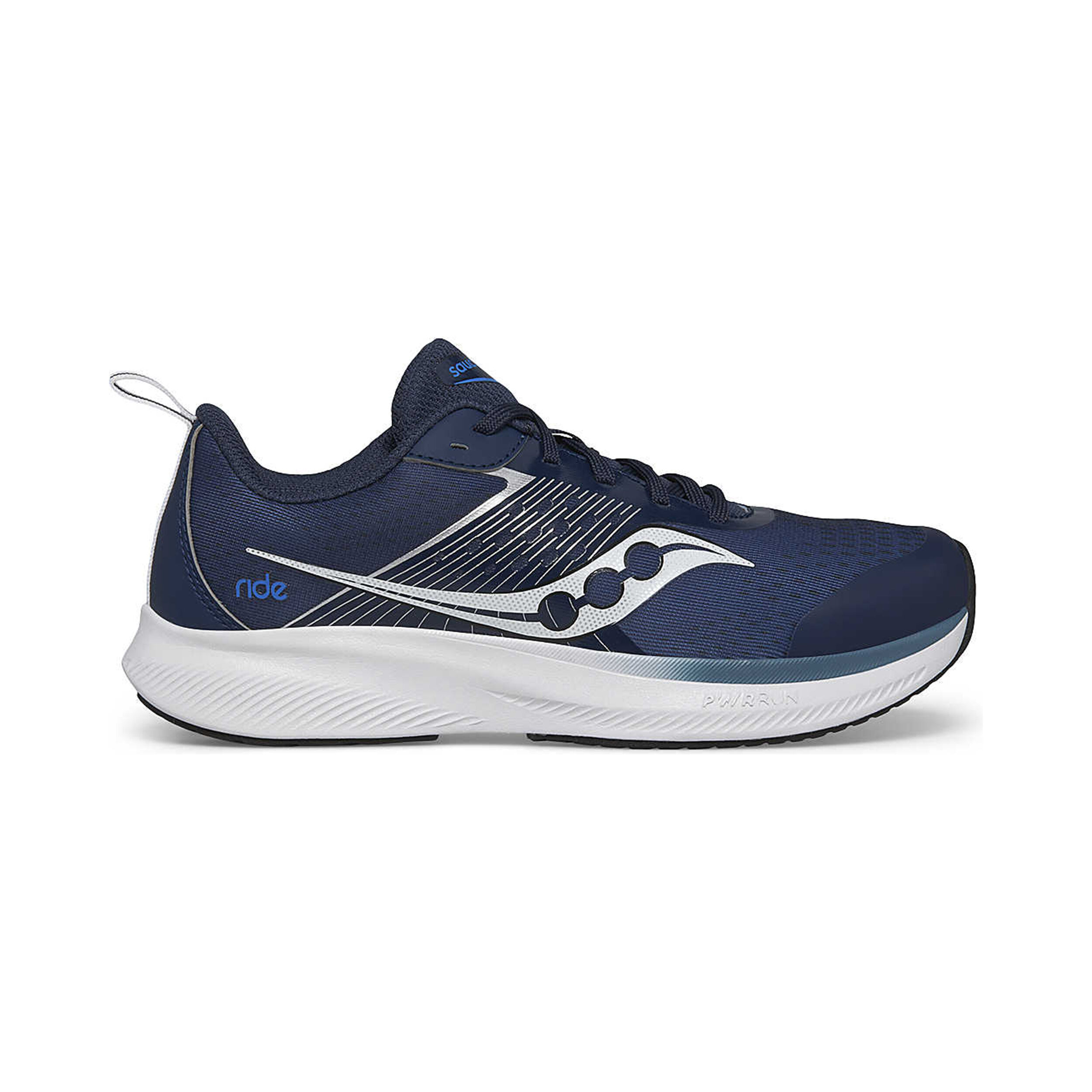 Ride KDZ Neutral Running Shoe Kids Dark Blue Silver