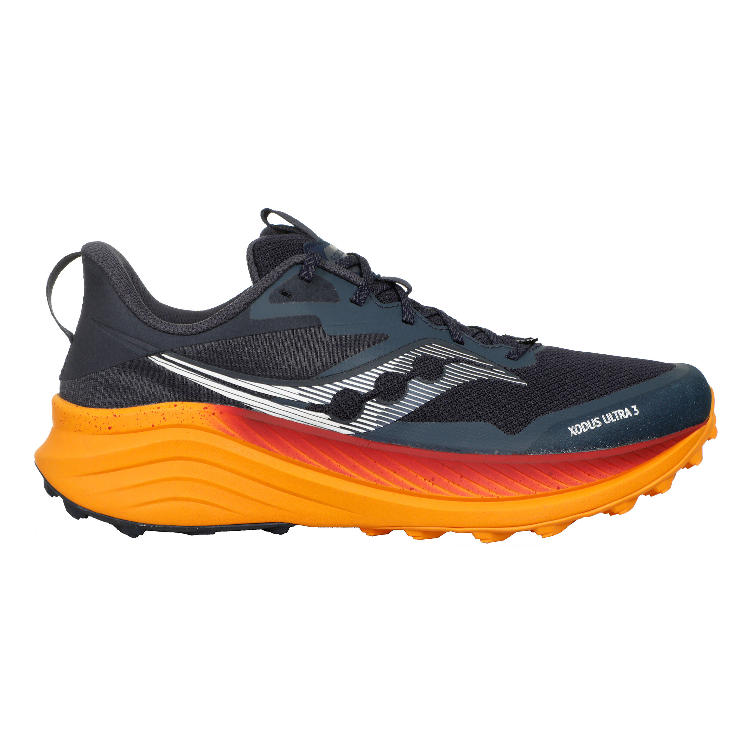 Xodus Ultra 3 Trail Running Shoe Men Dark Blue Orange