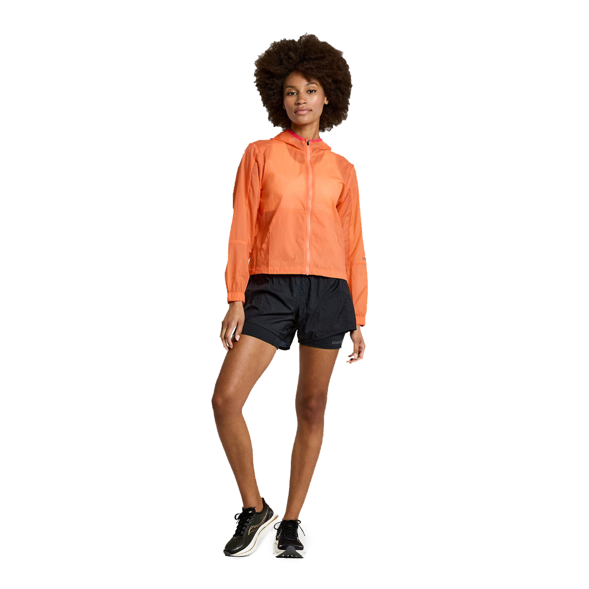 Elevate Packaway Running Jacket Women Grey