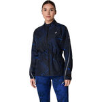 ASICS Clothing ASICS Road Lite-Show Packable Running Jacket Women-Black,Dark Blue