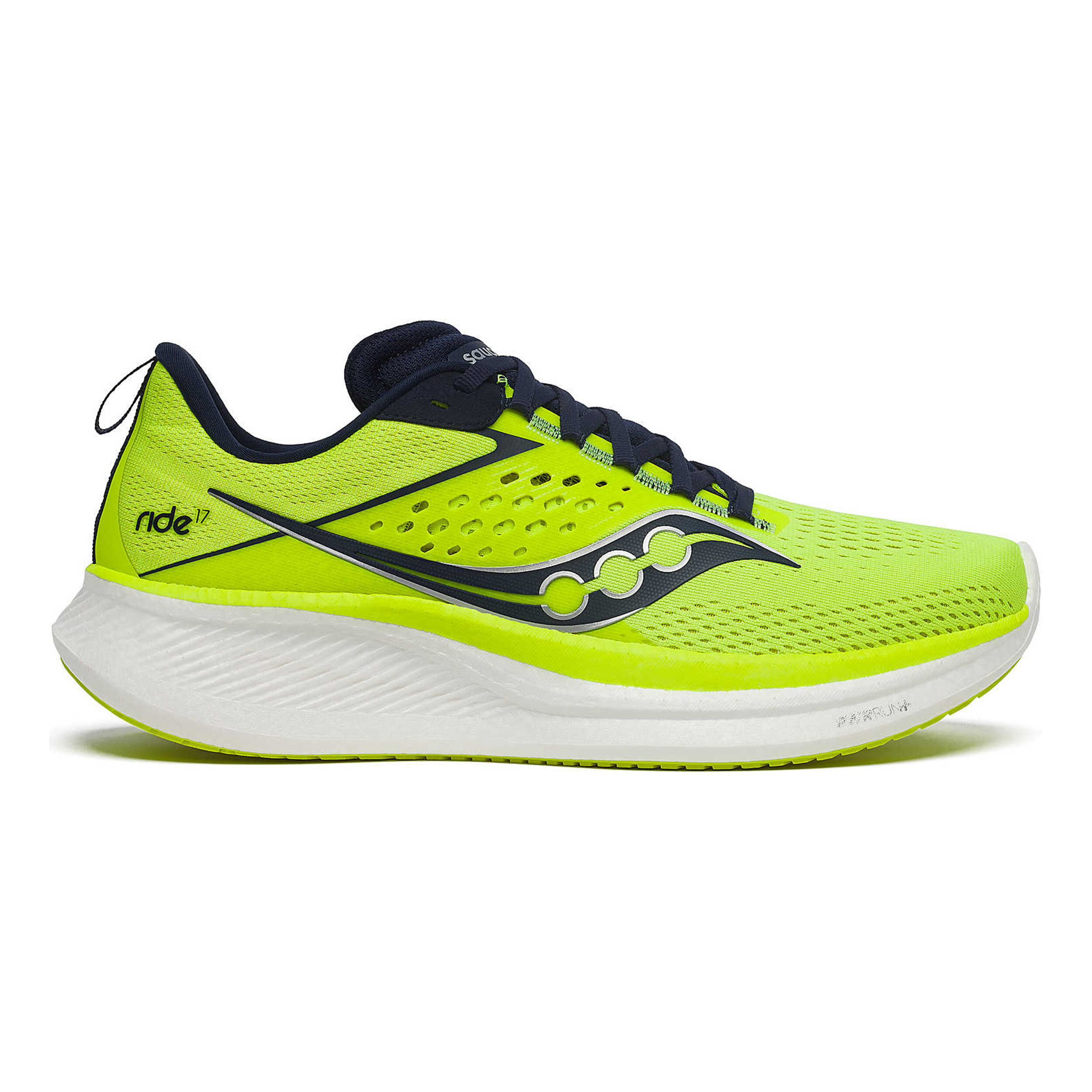 Buy Saucony Ride 17 Neutral Running Shoe Men Lemon Blue online Running Point UK