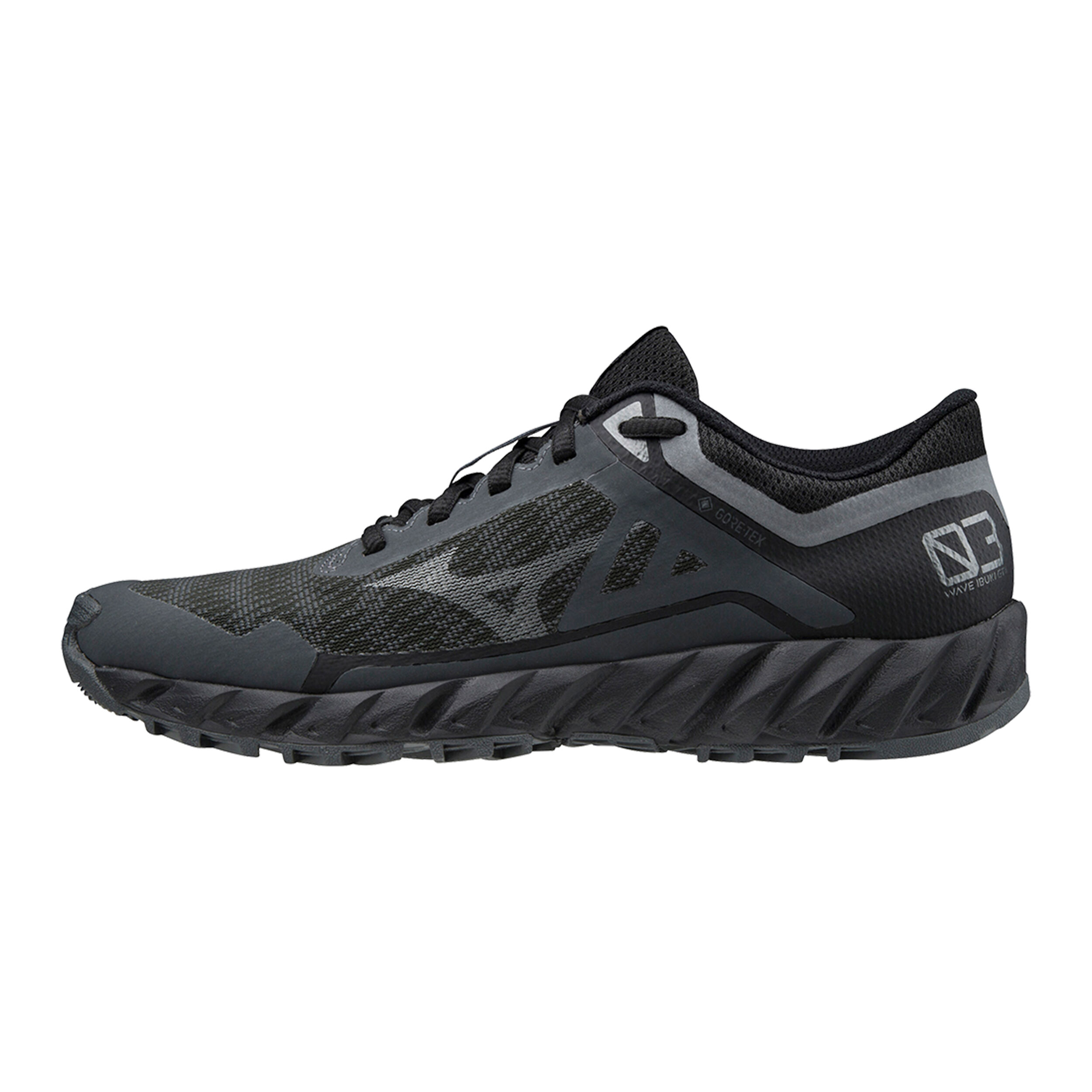 Wave Ibuki 3 GTX Trail Running Shoe Women Black Dark Grey