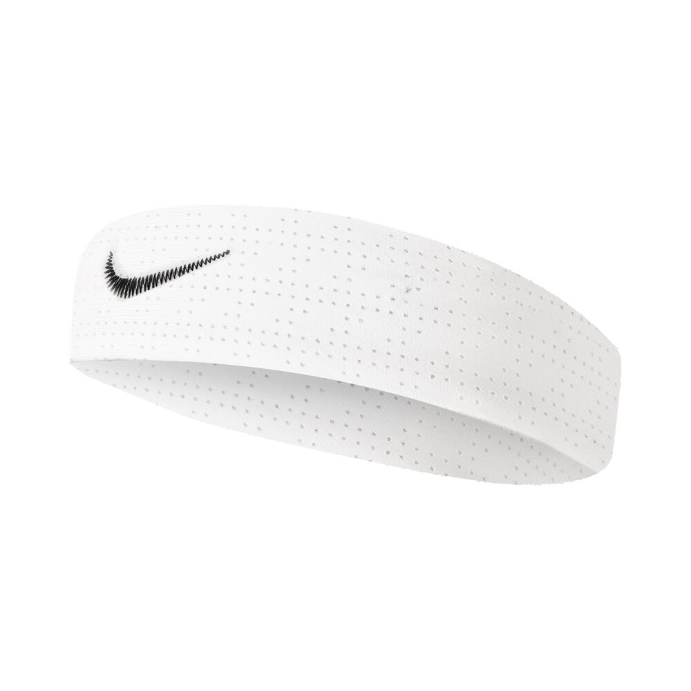 Nike Fury Terry Headband - White, Black