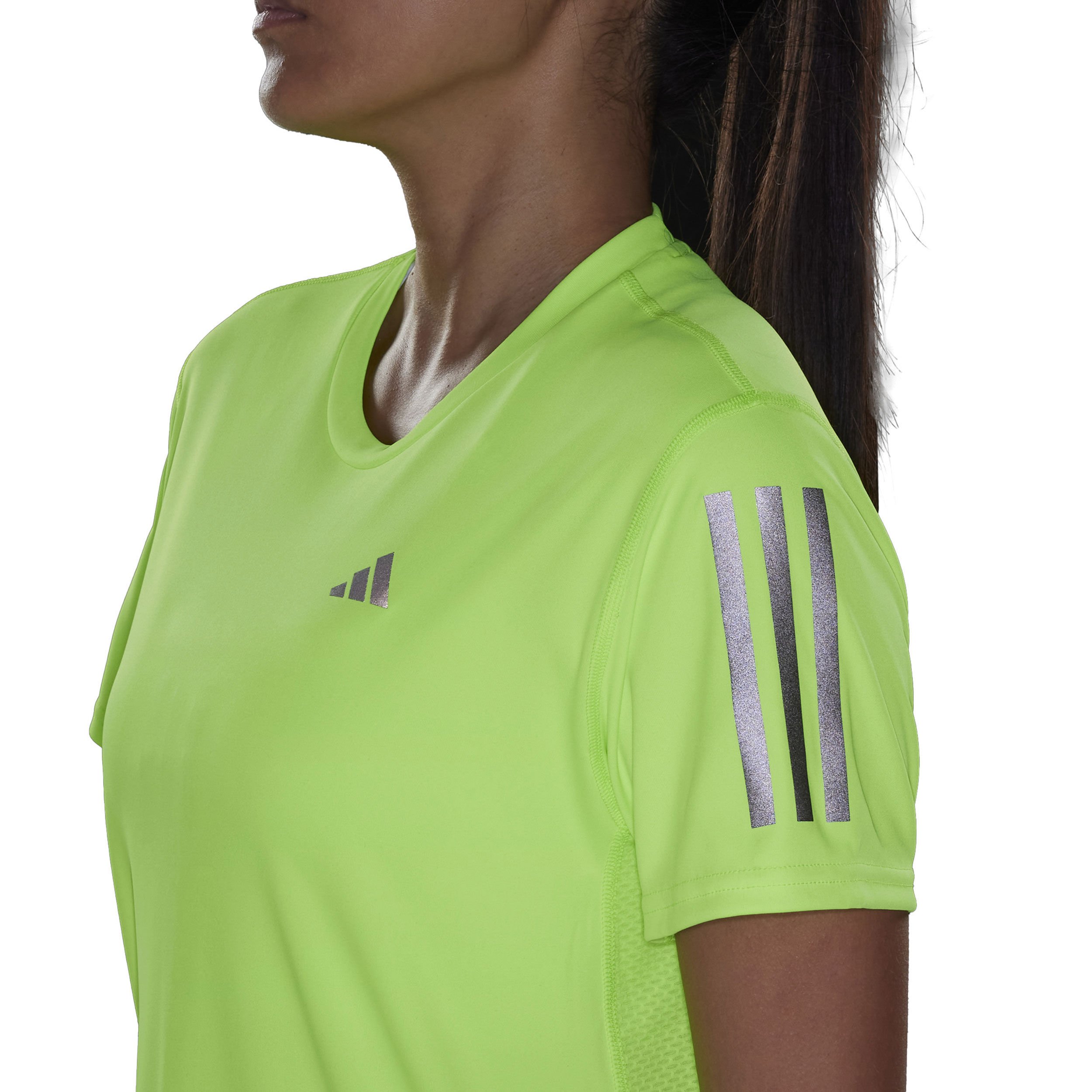 Buy adidas Own The Running Shirt Women Neon Green Black online Running Point UK