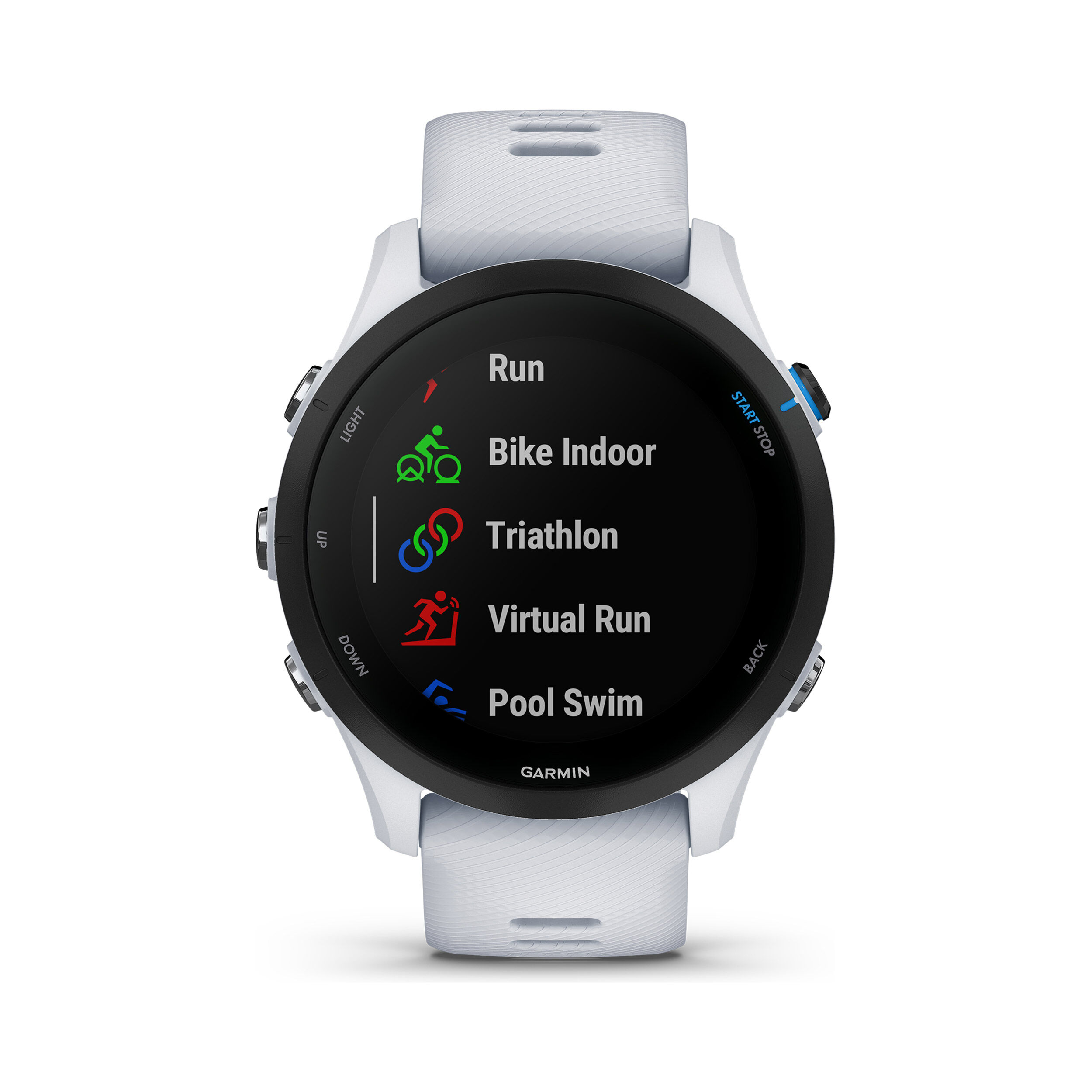 Garmin forerunner top 645 music white