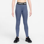 Nike Clothing Nike Pro Tight Girls - blue grey, black