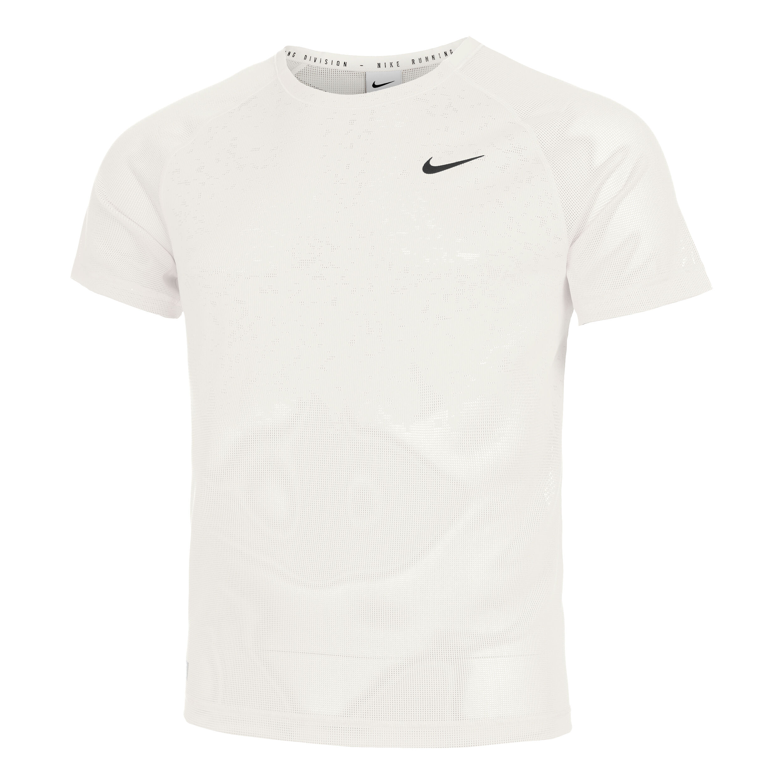 Nike white running top online