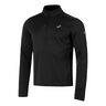 Road Winter 1/2 Zip Running Shirt Men-Black