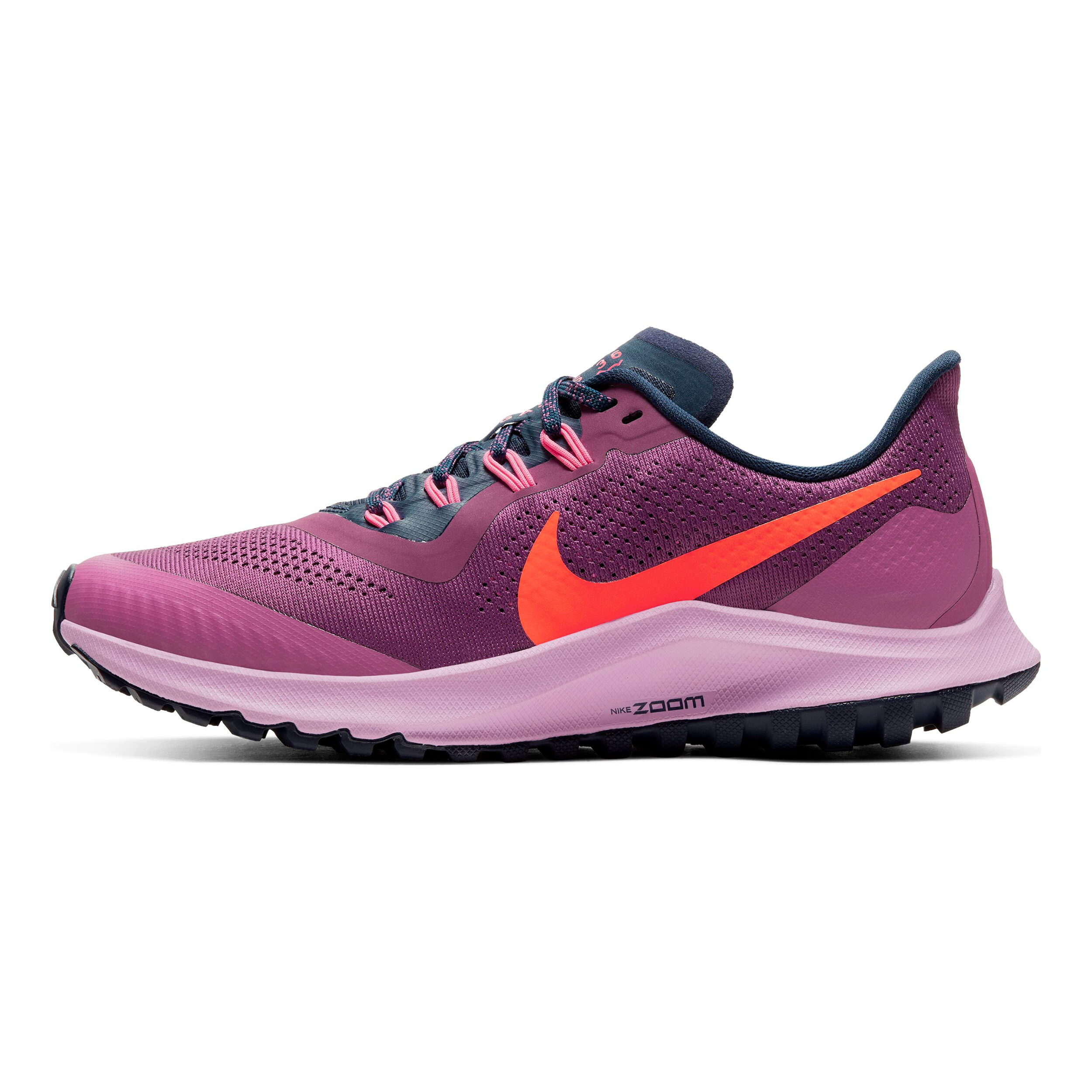 Buy Nike Air Zoom Pegasus 36 Trail Running Shoe Women Violet Red online Running Point UK