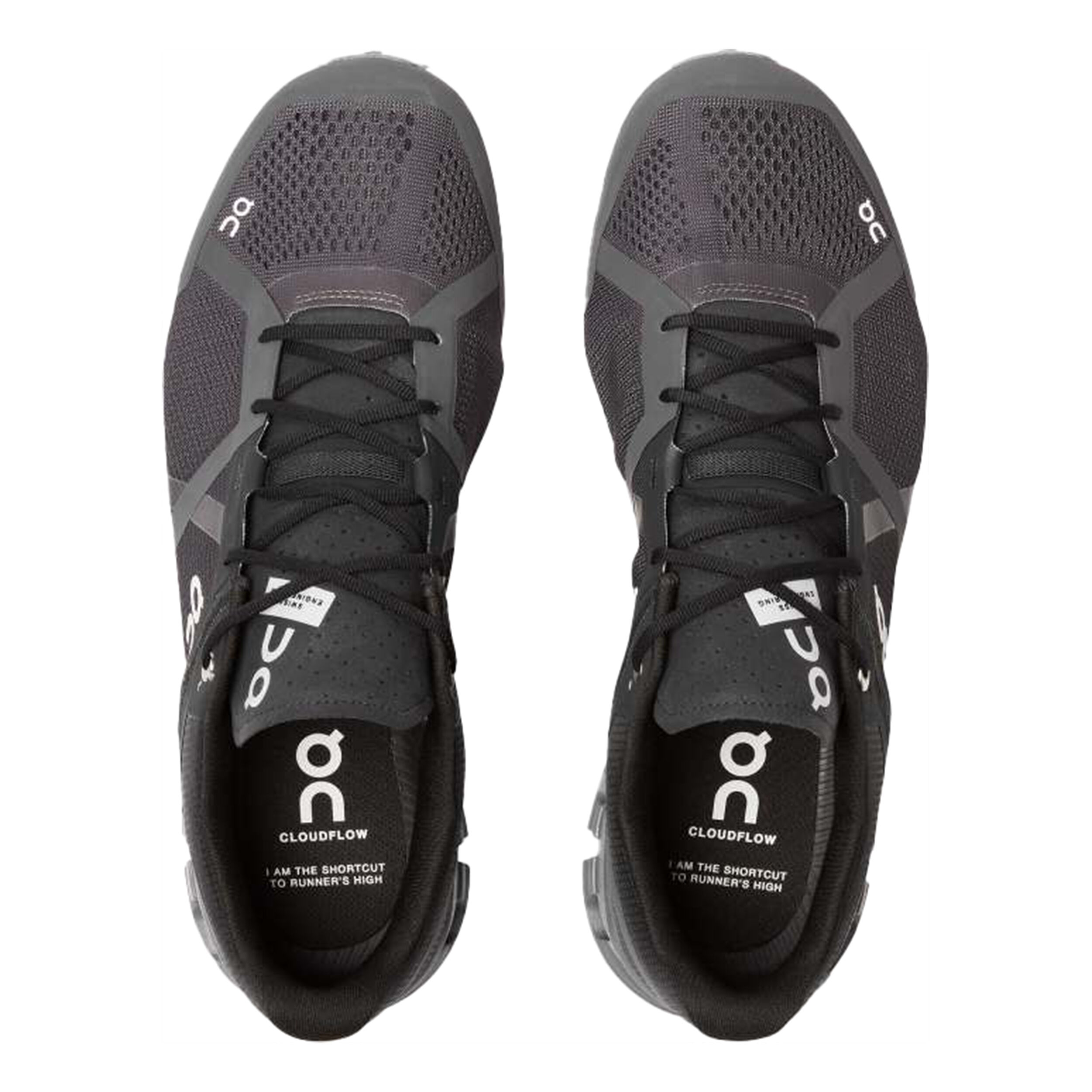 Buy On Cloudflow Neutral Running Shoe Men Black Dark Grey in size 47 5 online Running Point UK