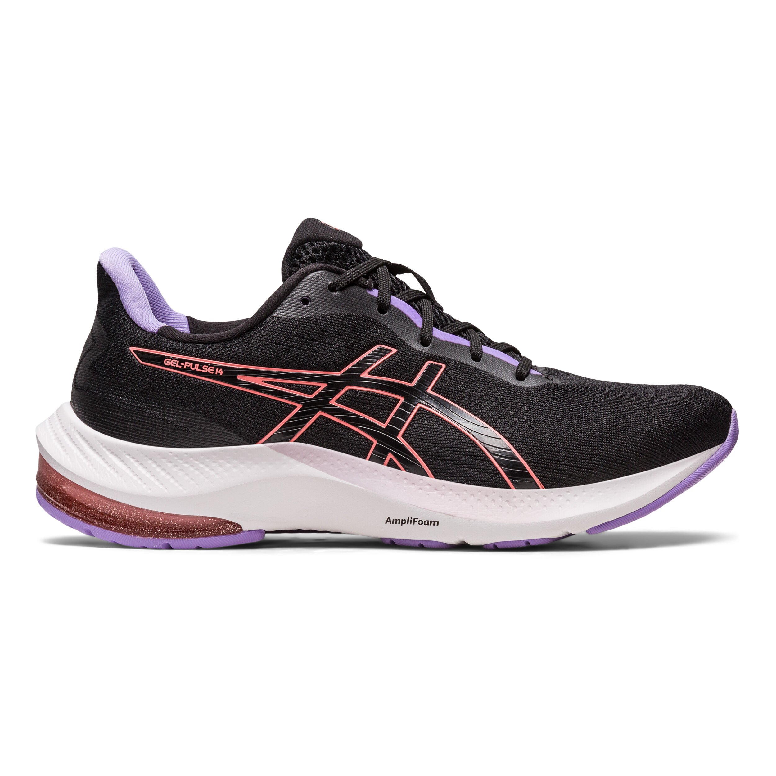 Buy ASICS Gel Pulse 14 Neutral Running Shoe Women Black Orange