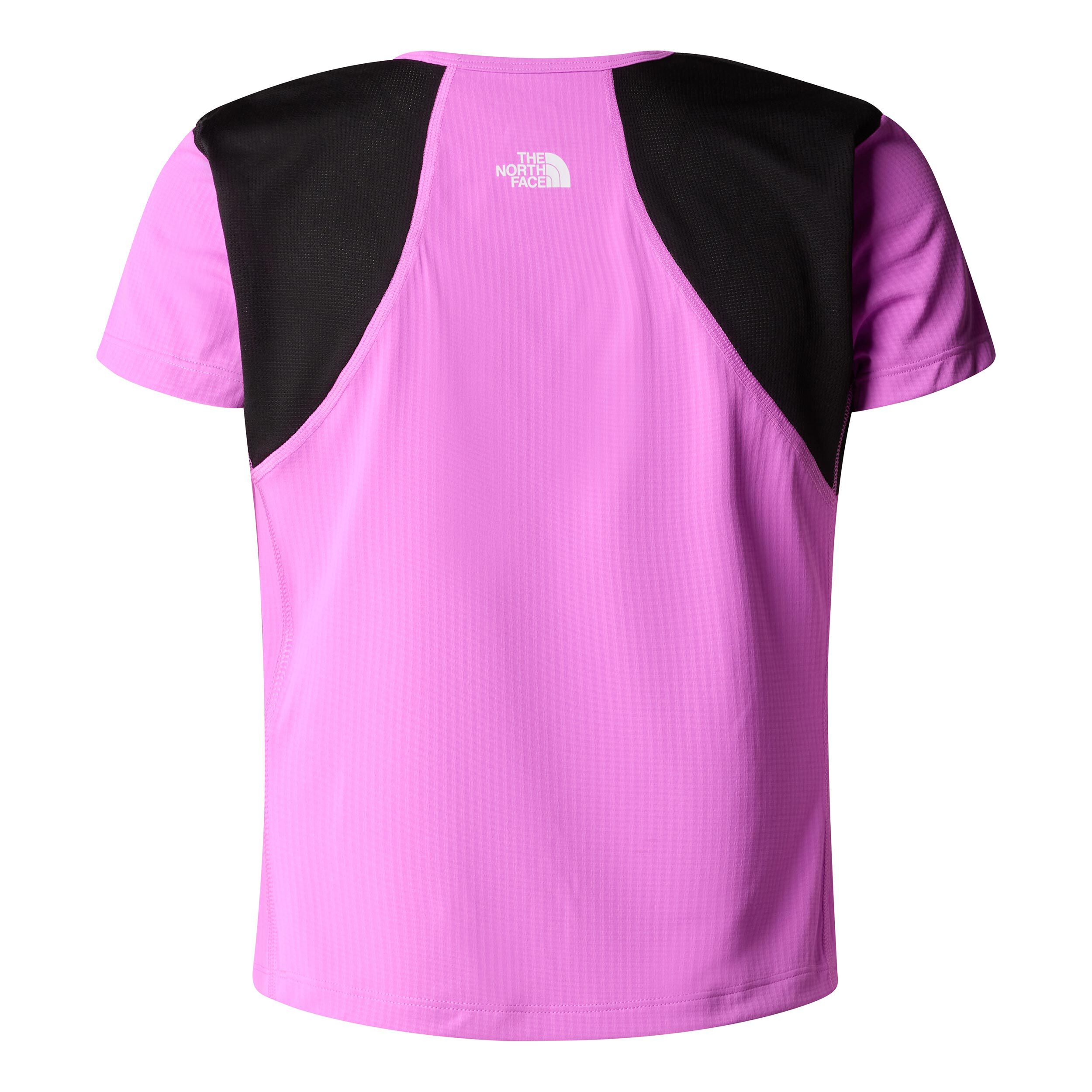 Pink north face top shop