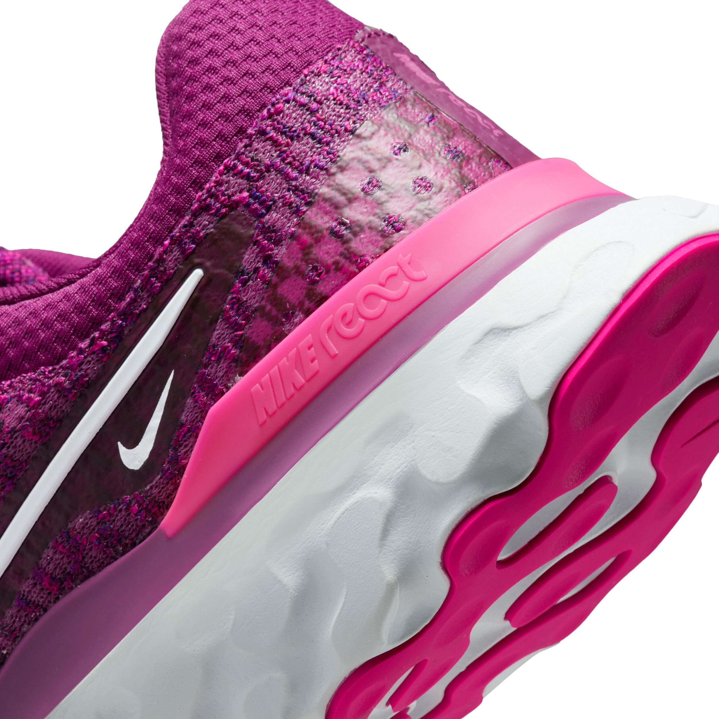 React Infinity Run Flyknit 3 Neutral Running Shoe Women Pink Red