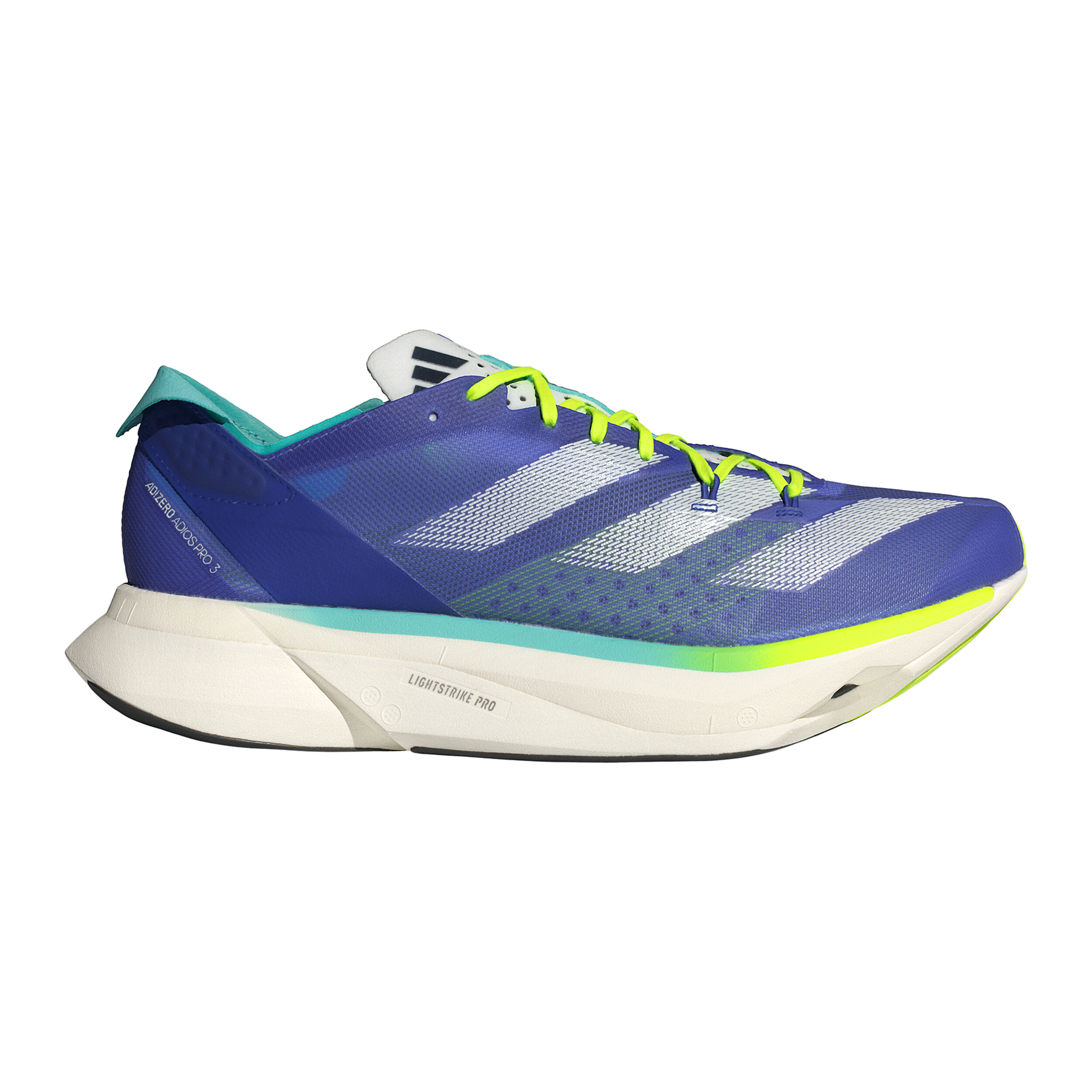 Adizero Adios Pro 3 Competition Running Shoe Men Blue Mint
