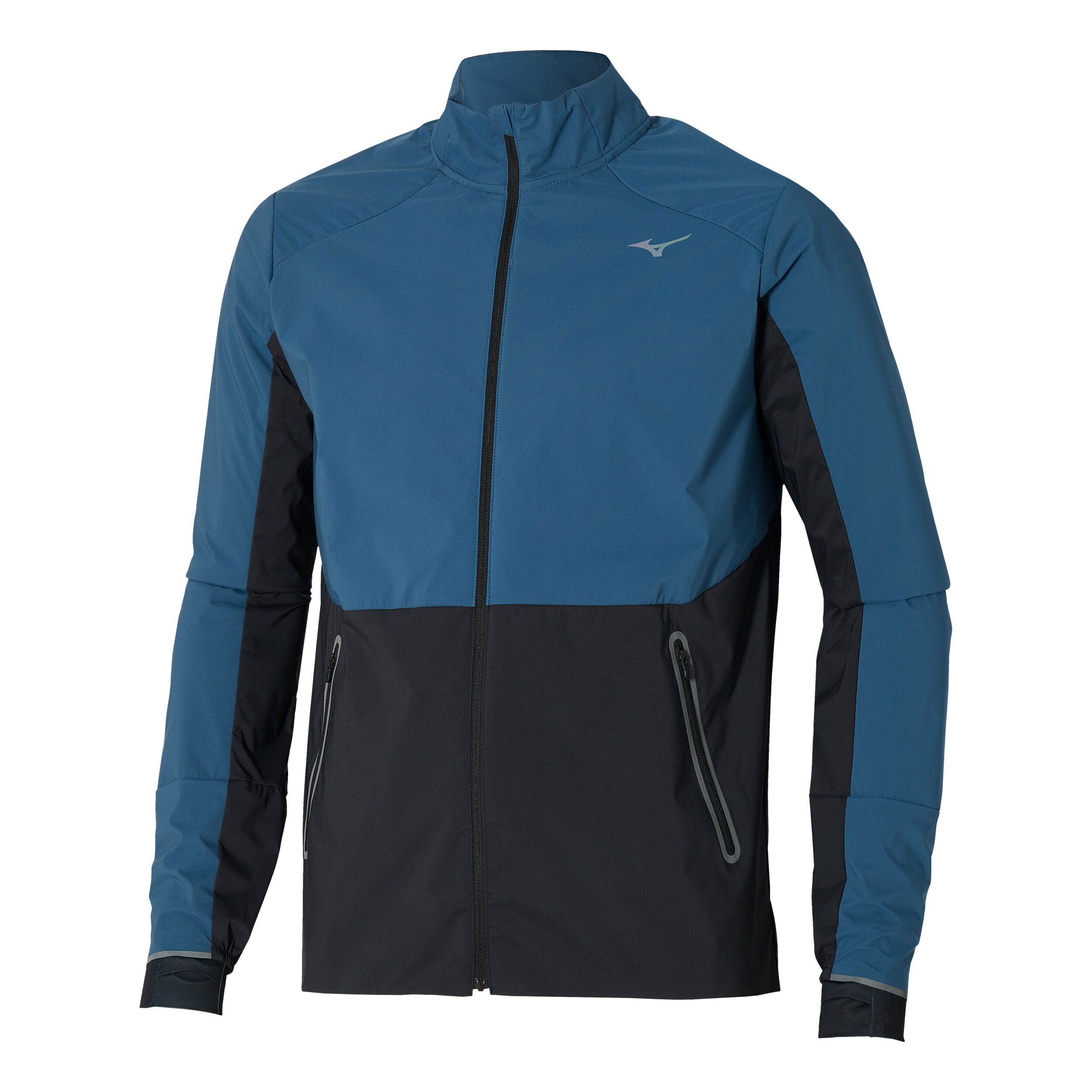 Buy Mizuno Premium Warm Running Jacket Men Blue Dark Blue online Running Point UK