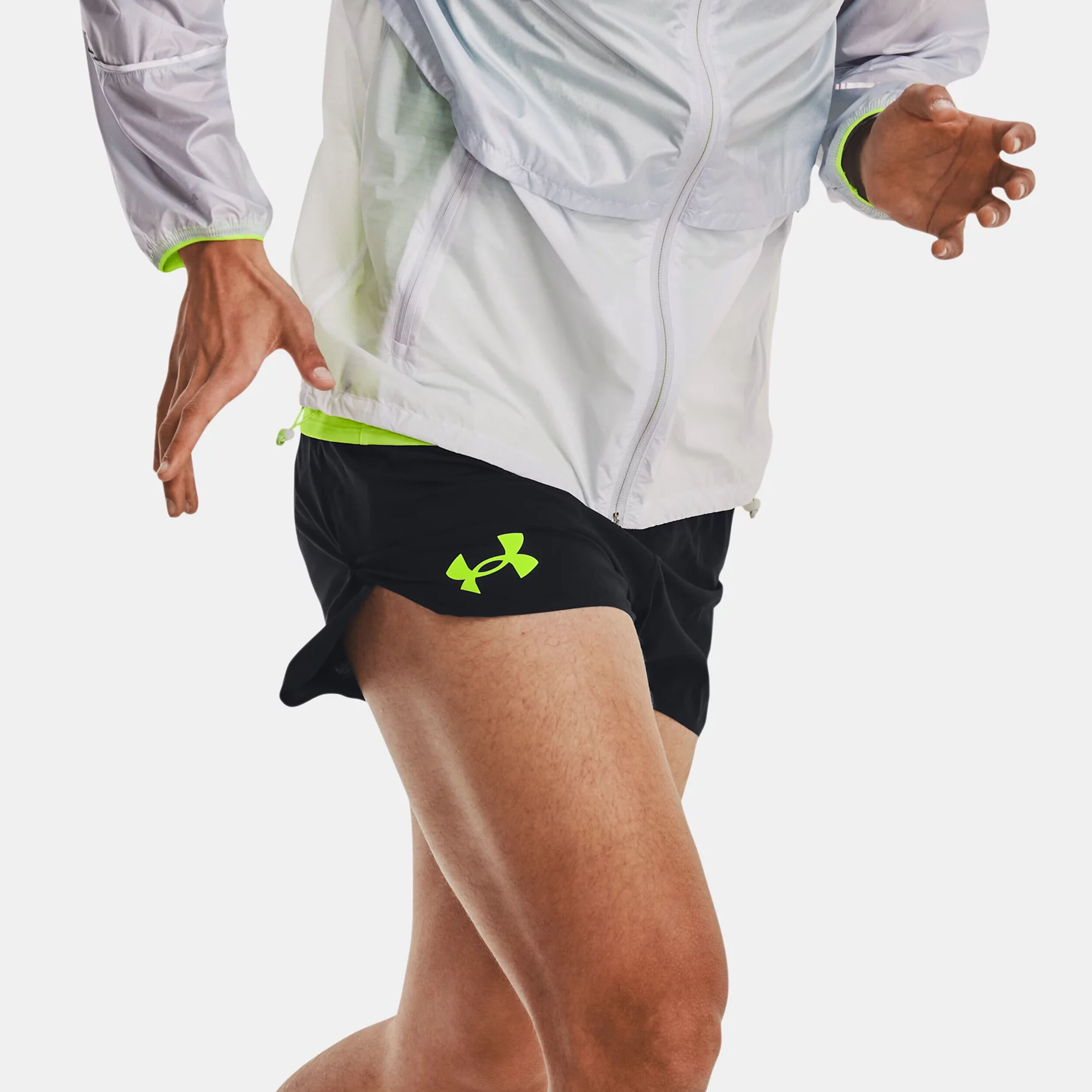 Under armour on sale split shorts