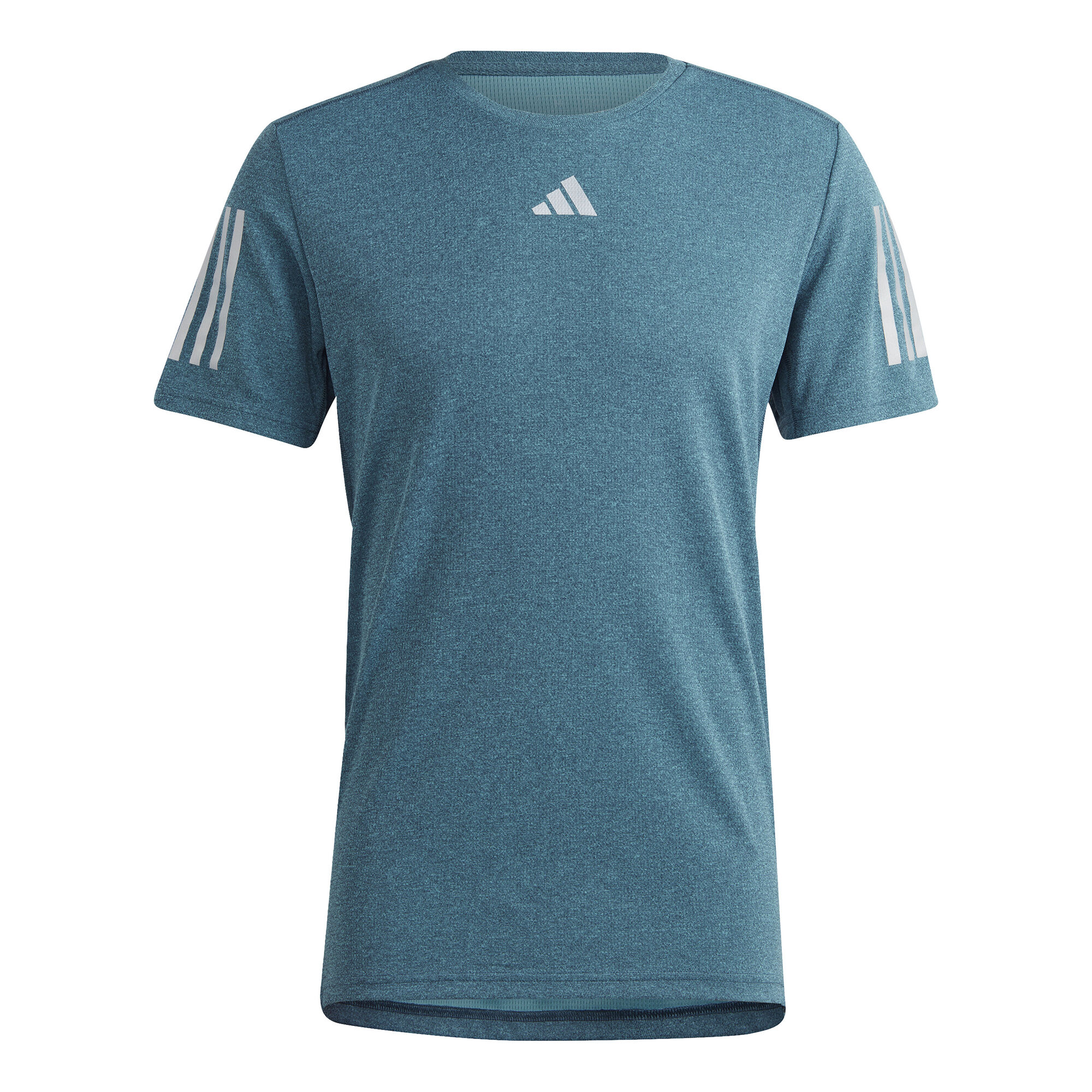 Buy adidas Own The Run Heather Running Shirts Men Petrol online | Running  Point UK